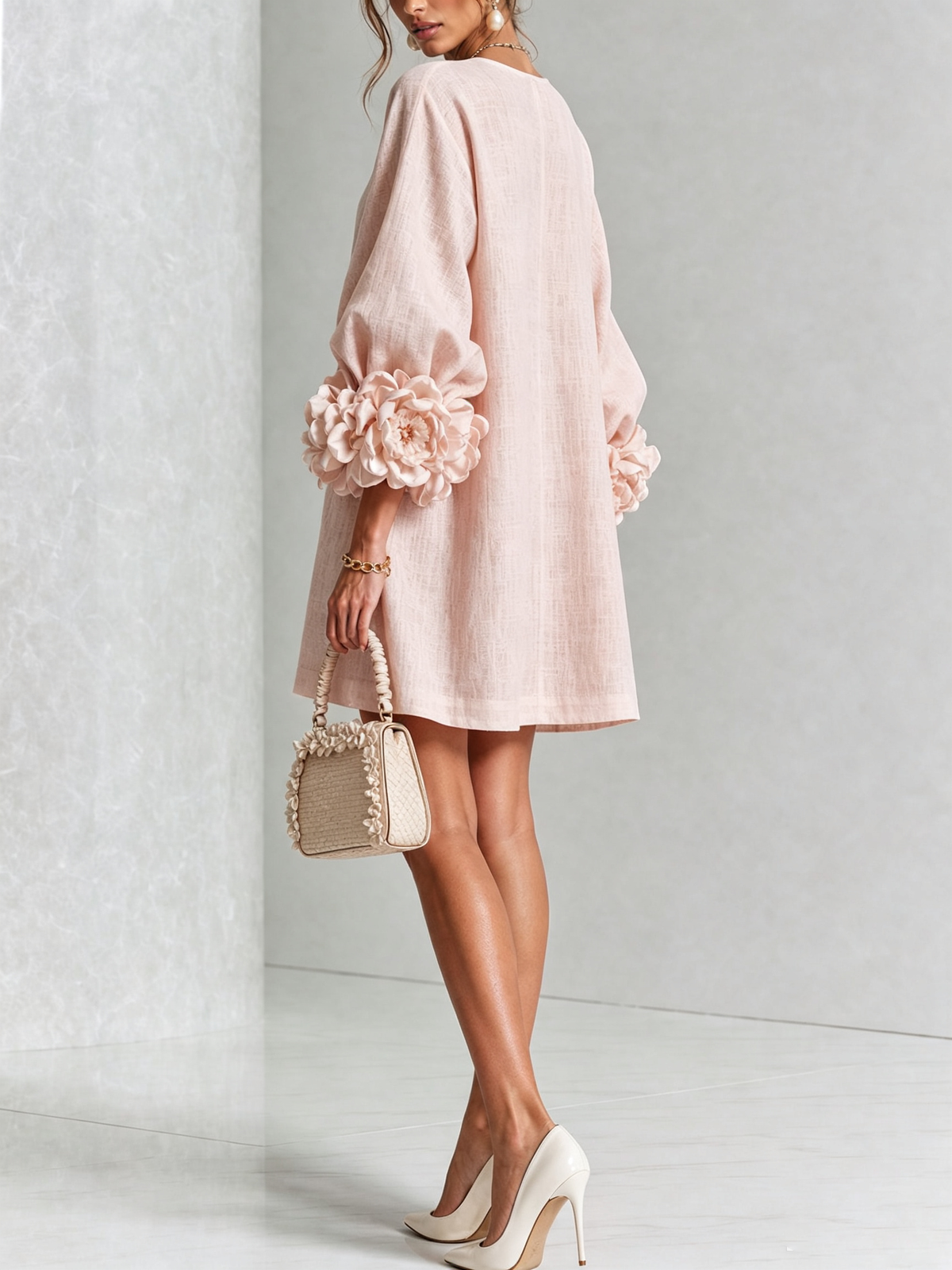 Élodie | Robe Florale Boutonnée