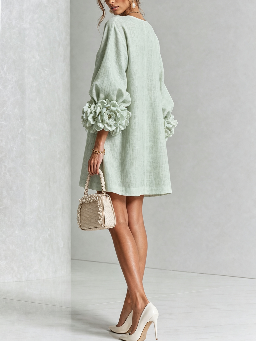 Élodie | Robe Florale Boutonnée