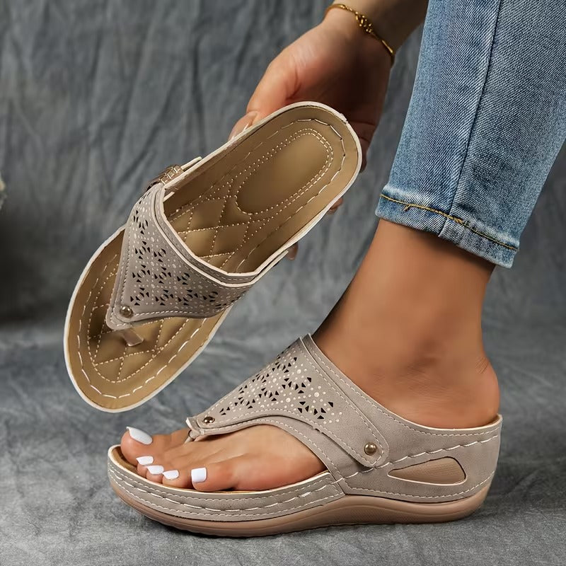 Giovanna | Sandales compensées confortables et stables