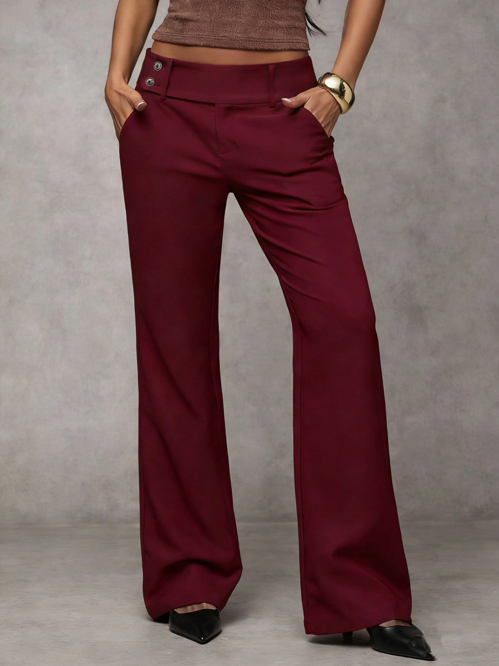 Diane | Pantalon Moderne à Jambe Large
