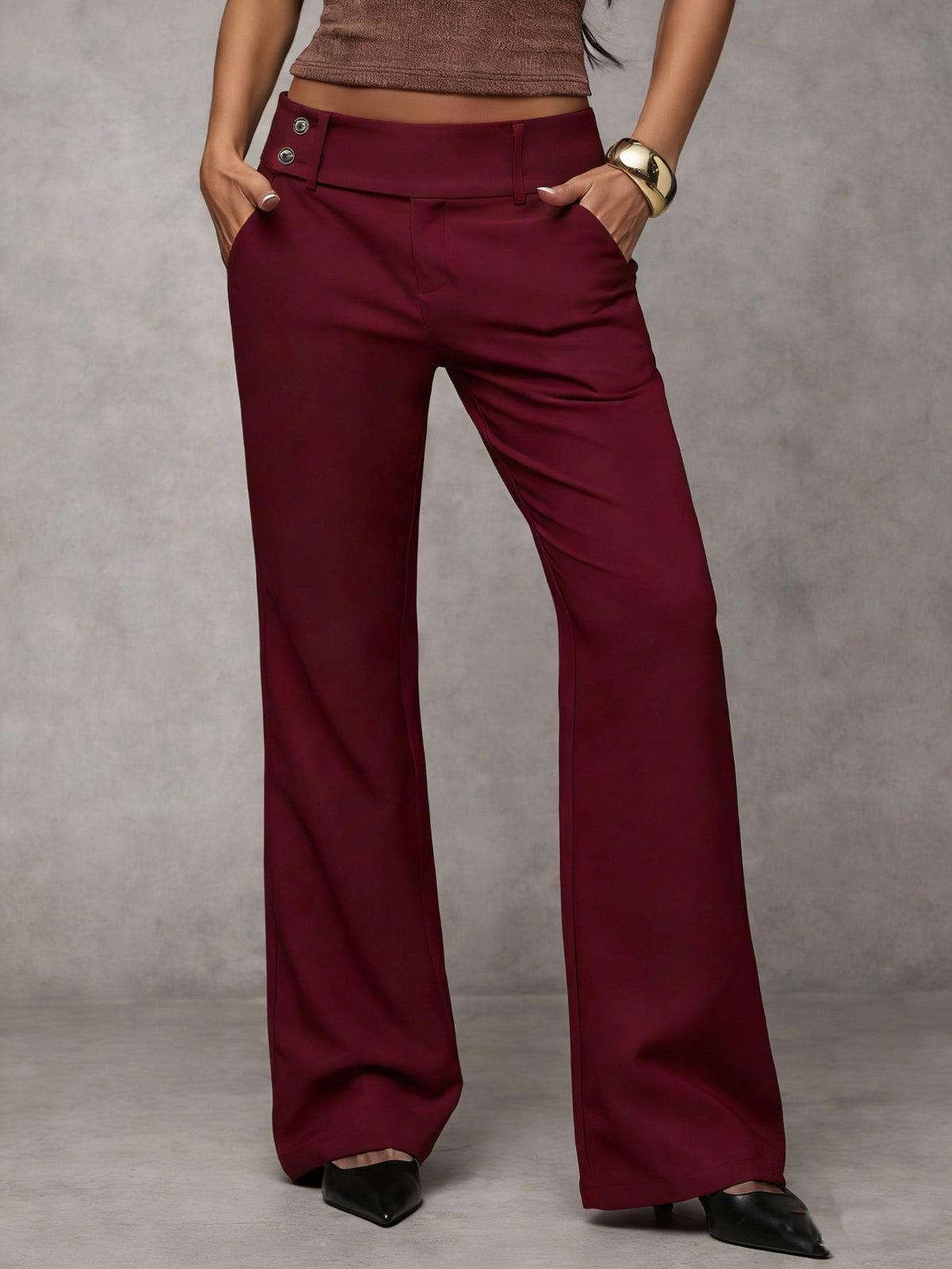 Diane | Pantalon Moderne à Jambe Large