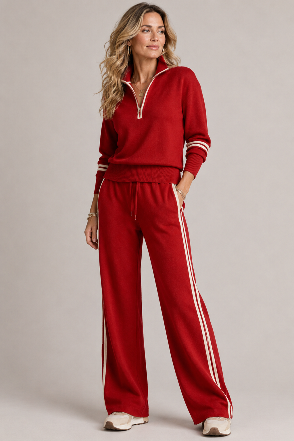 Serena | Ensemble sweat à capuche zippé