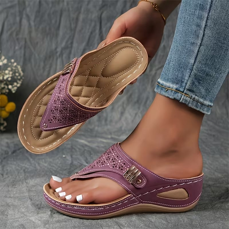 Giovanna | Sandales compensées confortables et stables