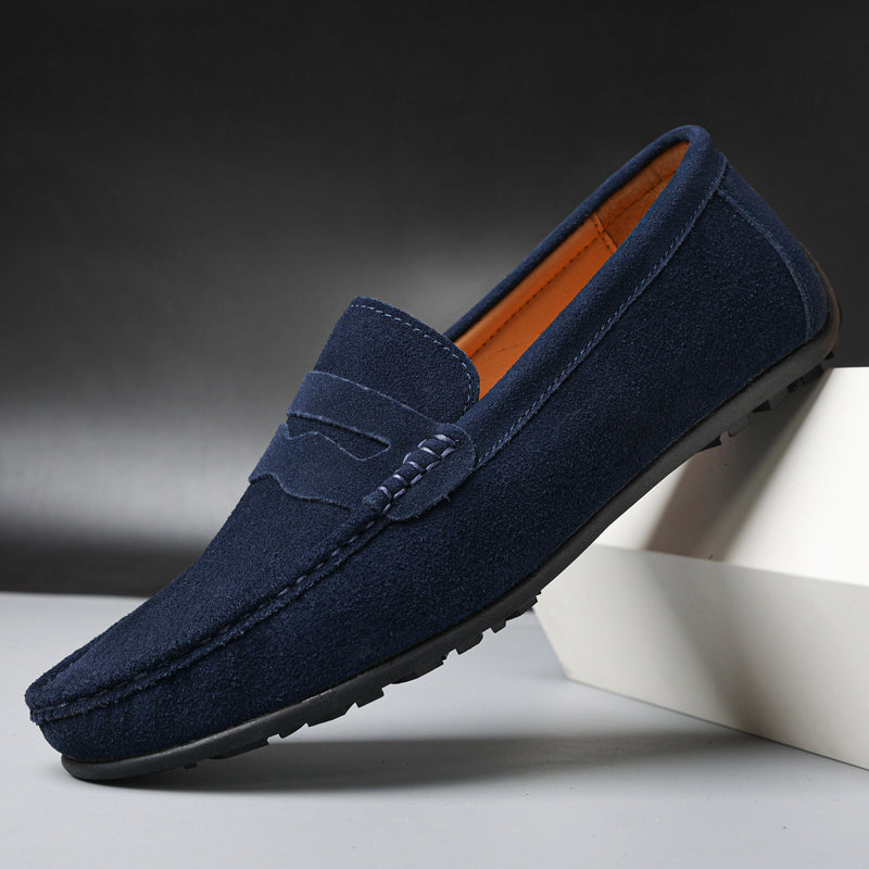 Leblanc | Mocassins Rétro en Daim pour Homme