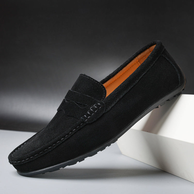 Leblanc | Mocassins Rétro en Daim pour Homme