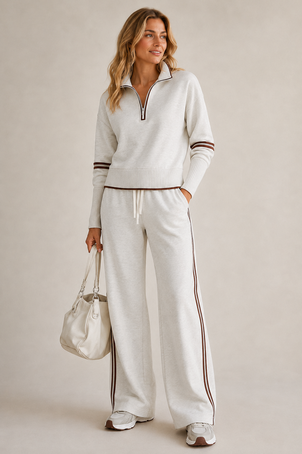 Serena | Ensemble sweat à capuche zippé
