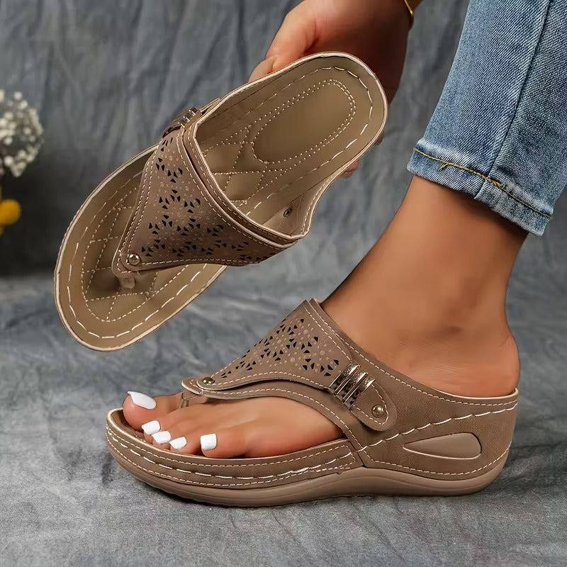 Giovanna | Sandales compensées confortables et stables