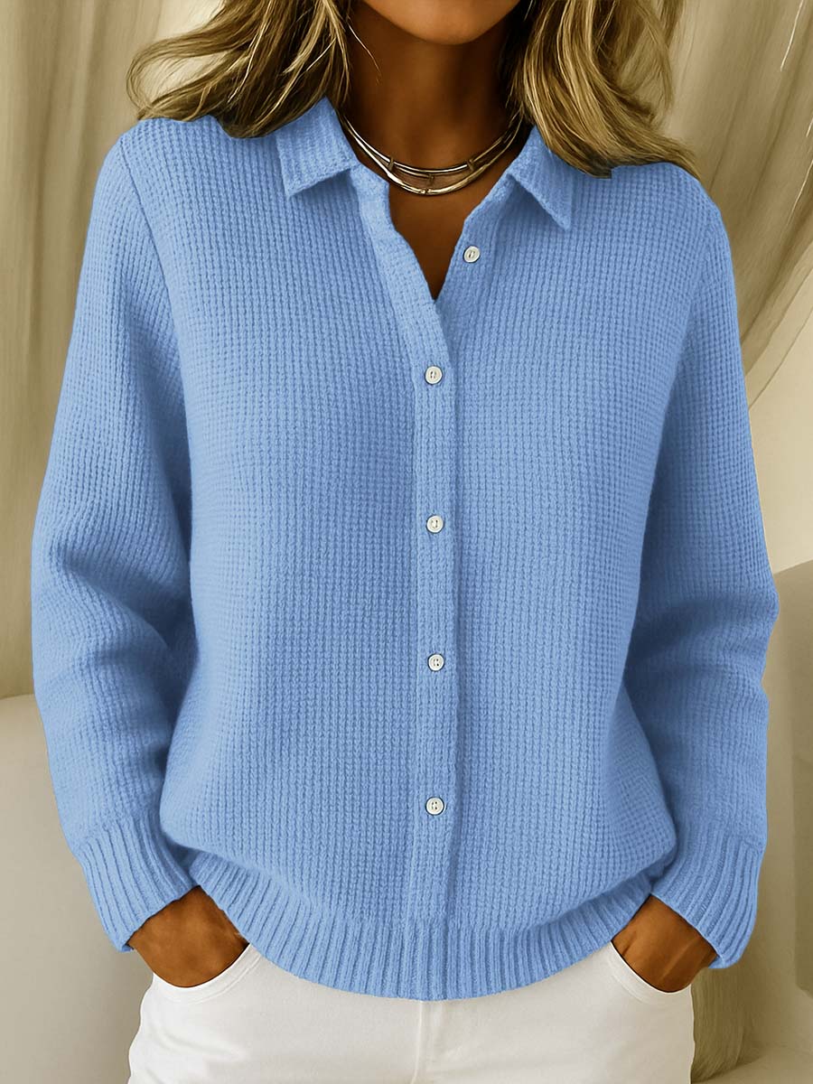 Camélia | Cardigan en maille texturée