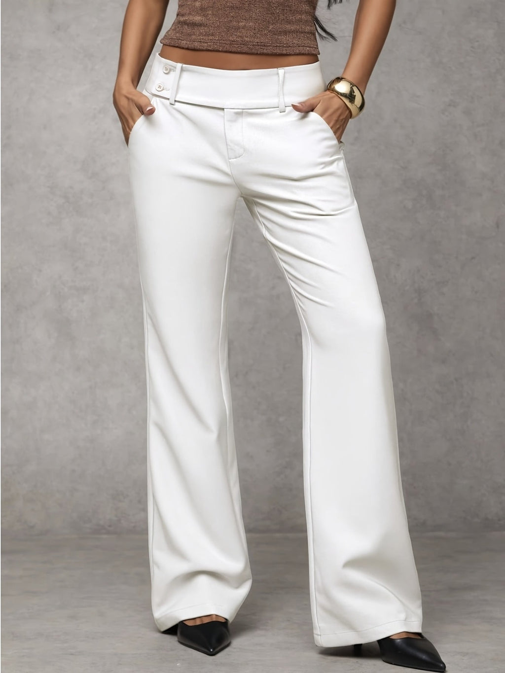 Diane | Pantalon Moderne à Jambe Large