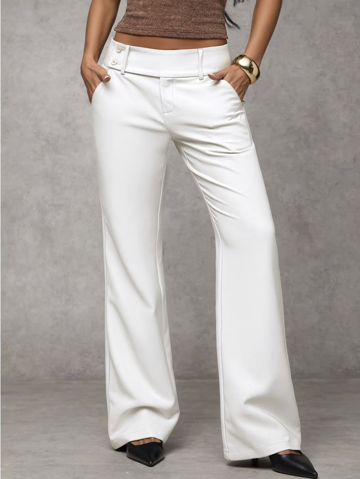 Diane | Pantalon Moderne à Jambe Large