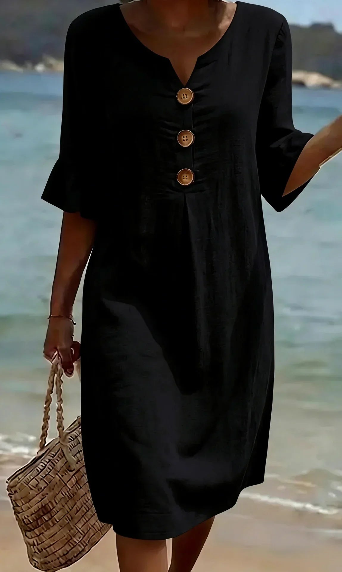 Ludivine | Robe Élégante en Lin