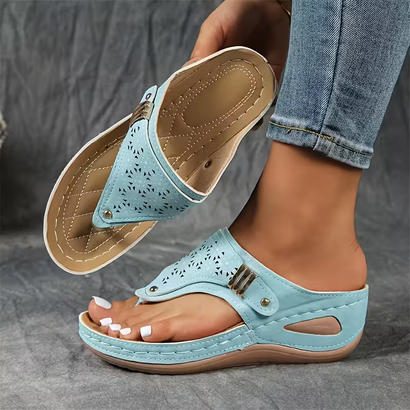 Giovanna | Sandales compensées confortables et stables