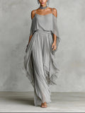Garance | Ensemble fluide gris