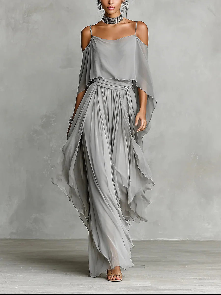 Garance | Ensemble fluide gris