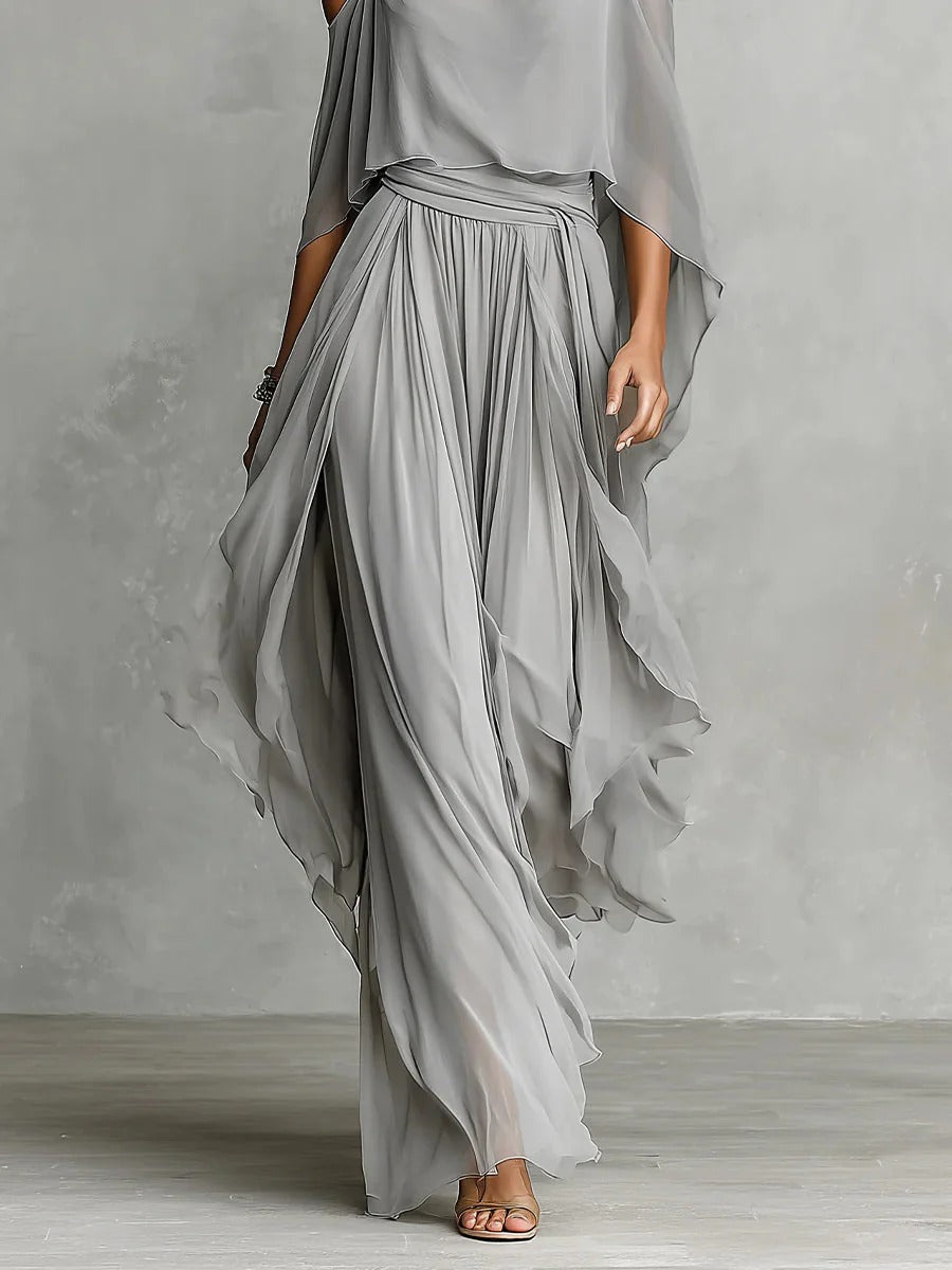 Garance | Ensemble fluide gris
