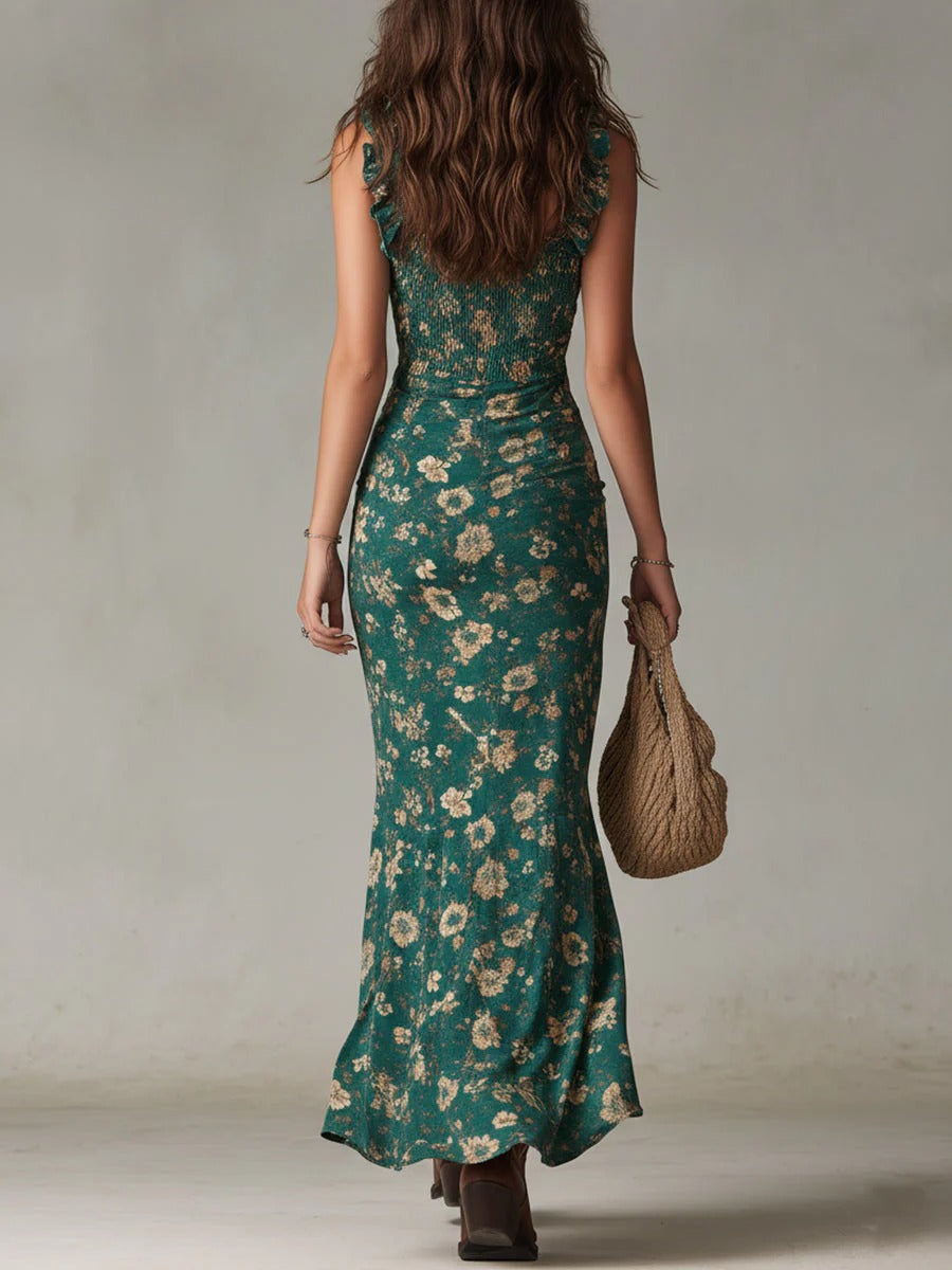 Anouk | Robe longue bohème rétro