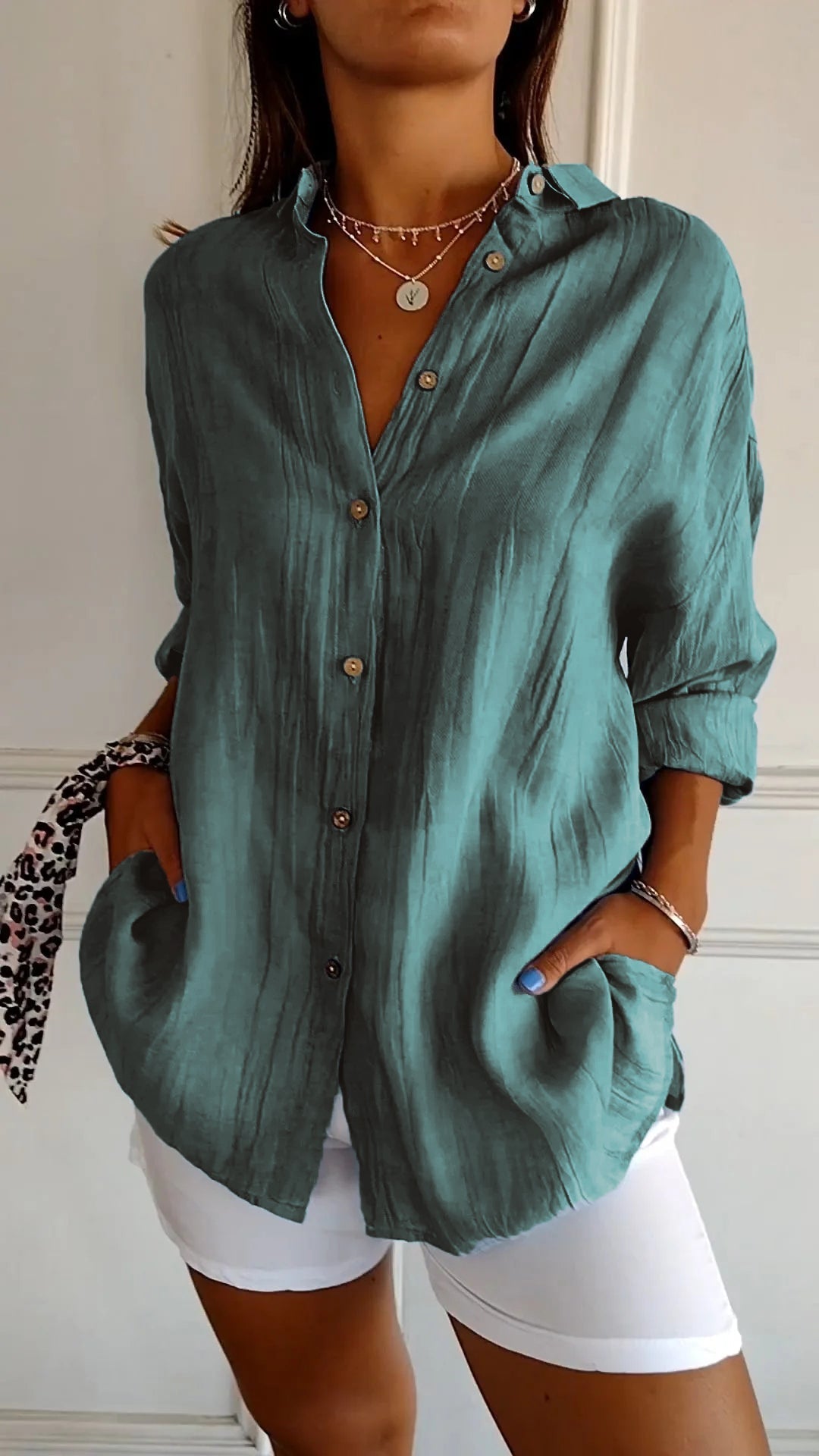 Mia | Blouse Plissée