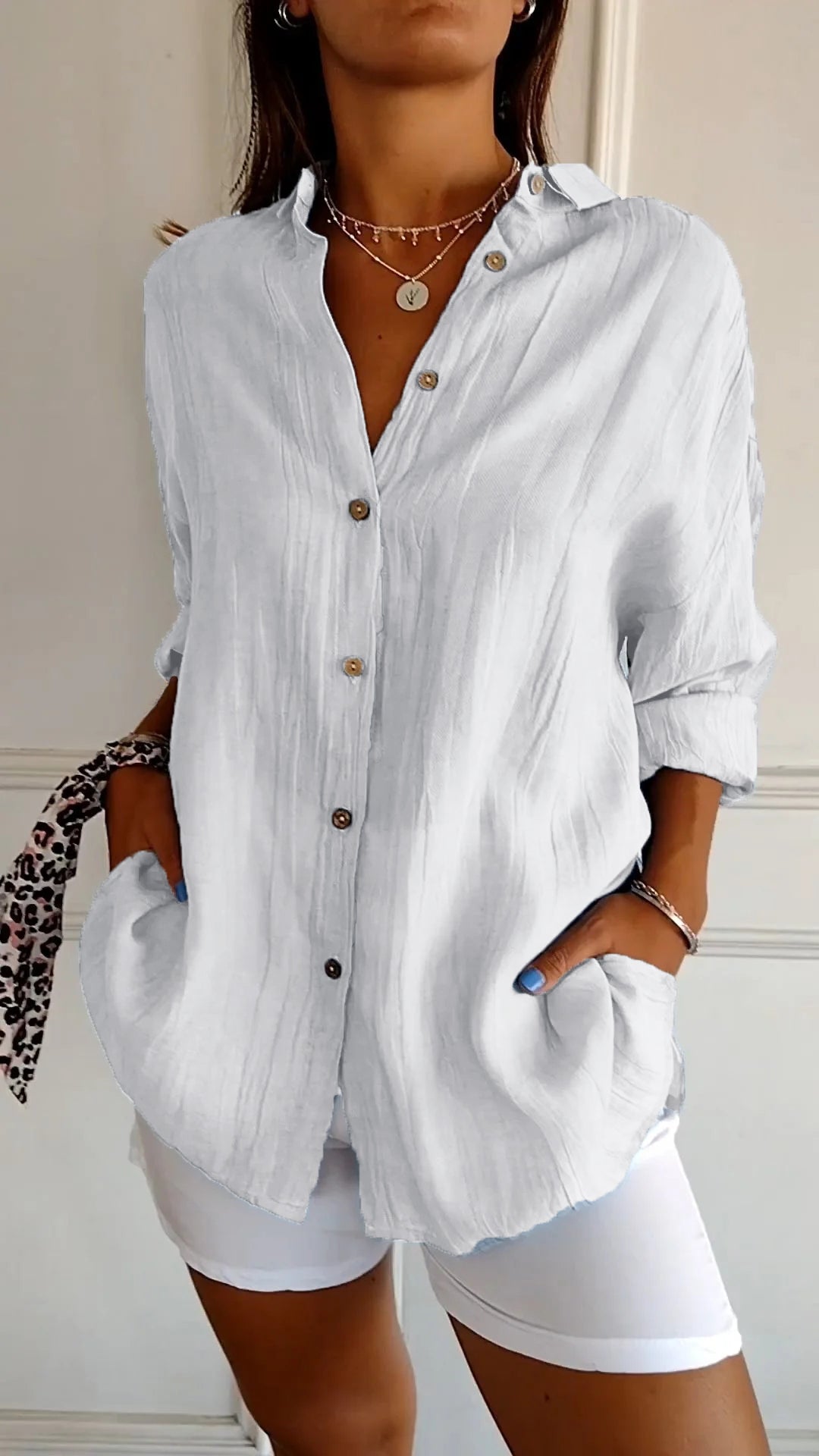 Inès | Blouse Plissée