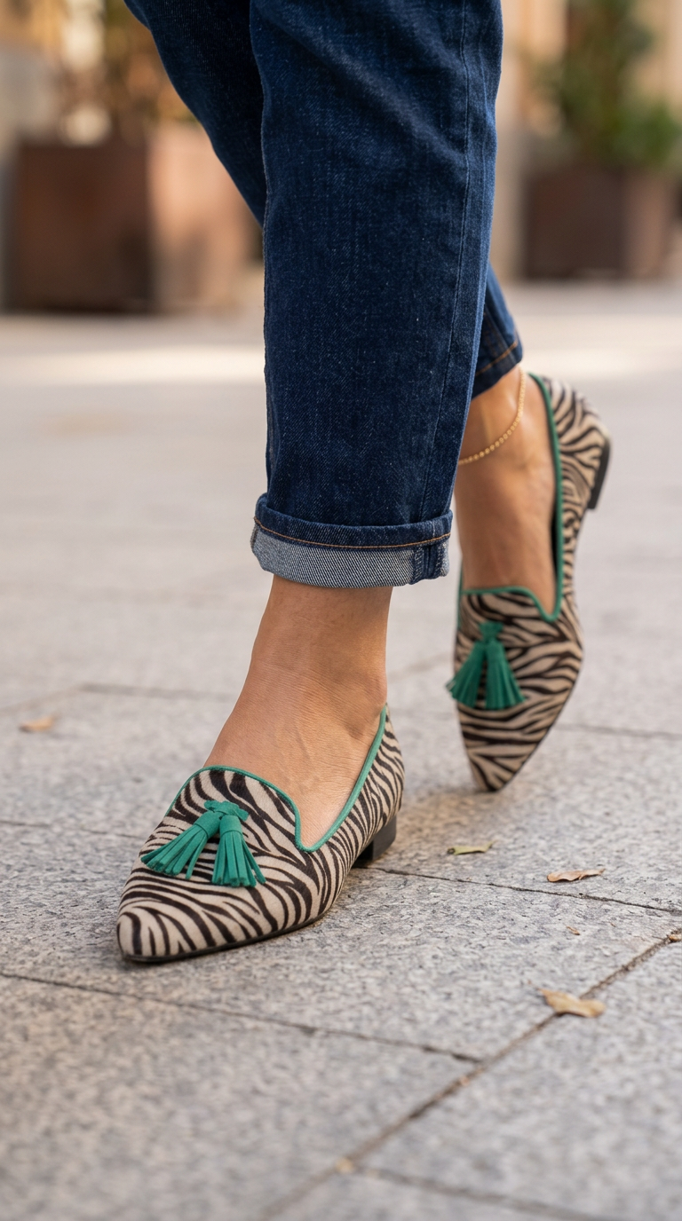 Léa | Ballerines pointues slip-on
