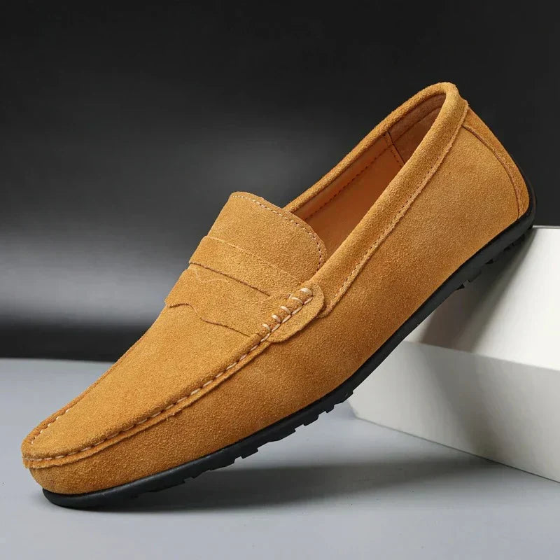 Leblanc | Mocassins Rétro en Daim pour Homme