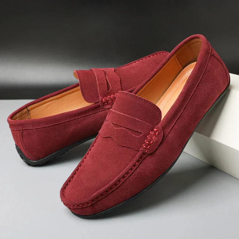 Leblanc | Mocassins Rétro en Daim pour Homme