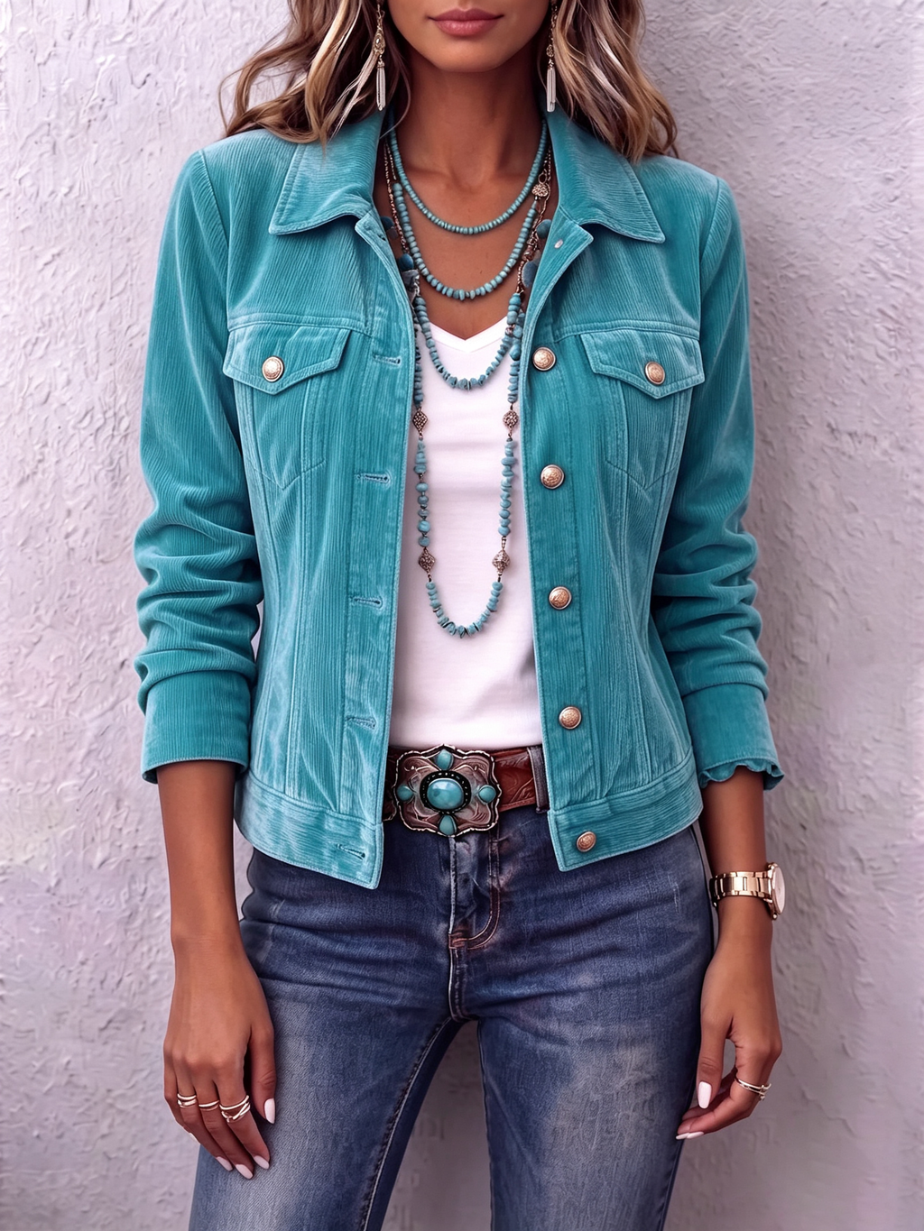 Florine | Veste en velours vintage