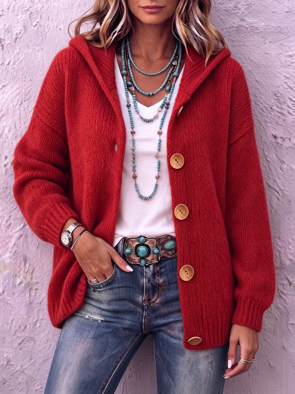 Elvire | Cardigan à capuche