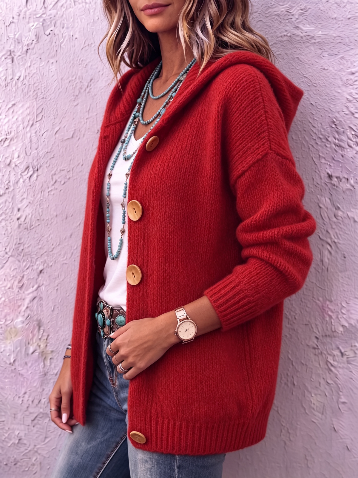 Elvire | Cardigan à capuche