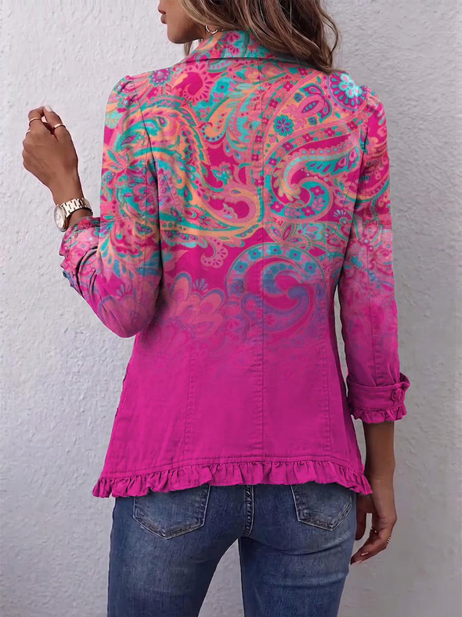 Séraphie | Veste paisley dégradée