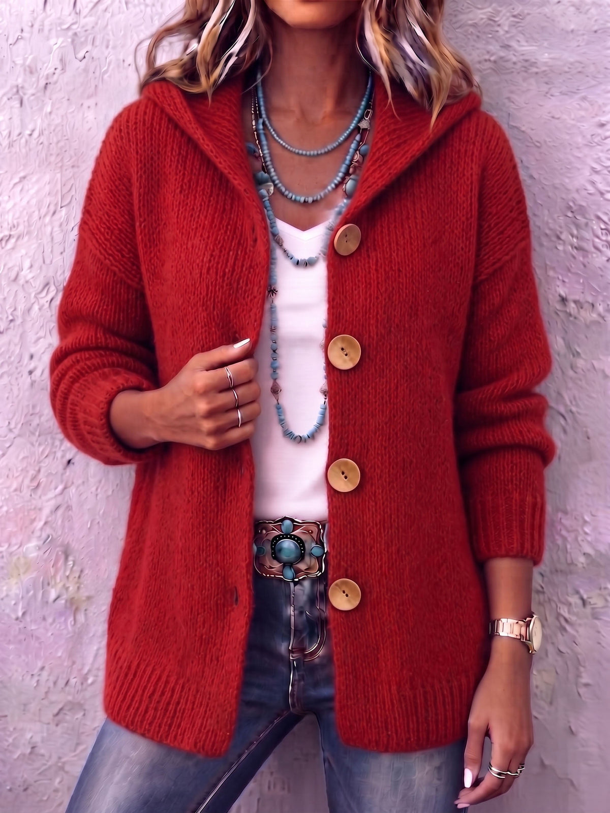 Elvire | Cardigan à capuche