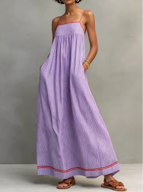 Paméla | Robe Longue Fluide d'Été