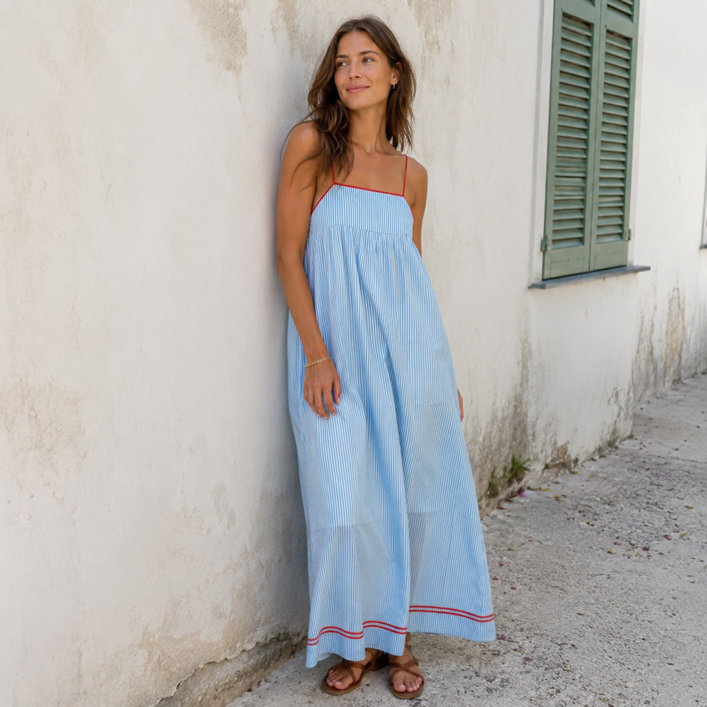Paméla | Robe Longue Fluide d'Été