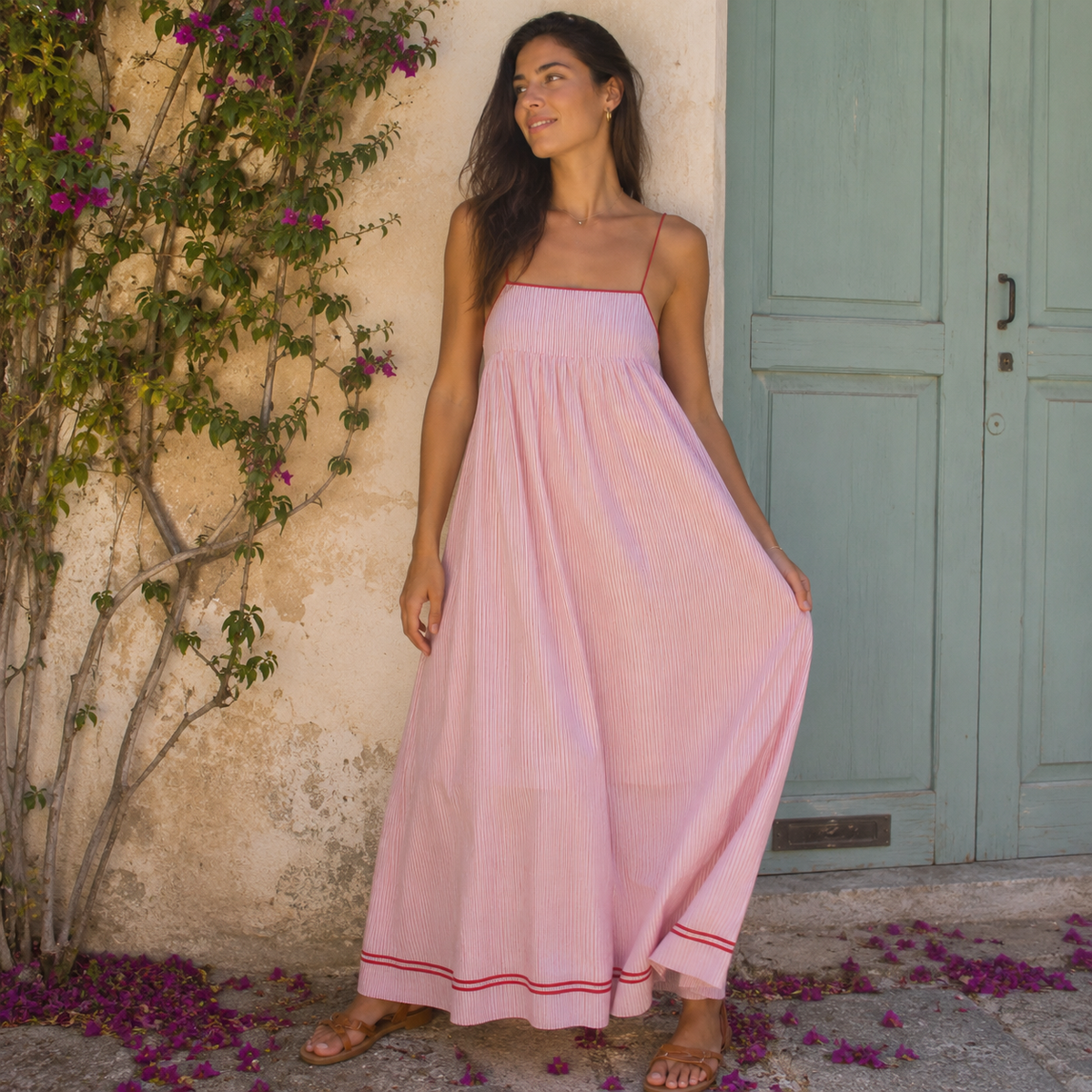 Paméla | Robe Longue Fluide d'Été