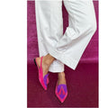 Hélène | Slingback fuchsia et violet